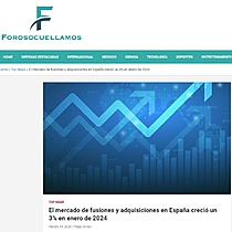 El mercado de fusiones y adquisiciones en Espaa creci un 3% en enero de 2024